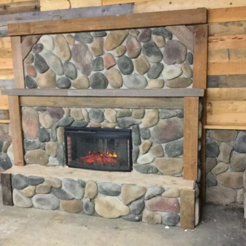Barn Rock Fireplace